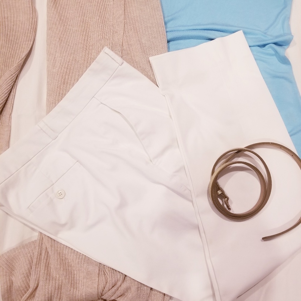Banana Republic White Pants